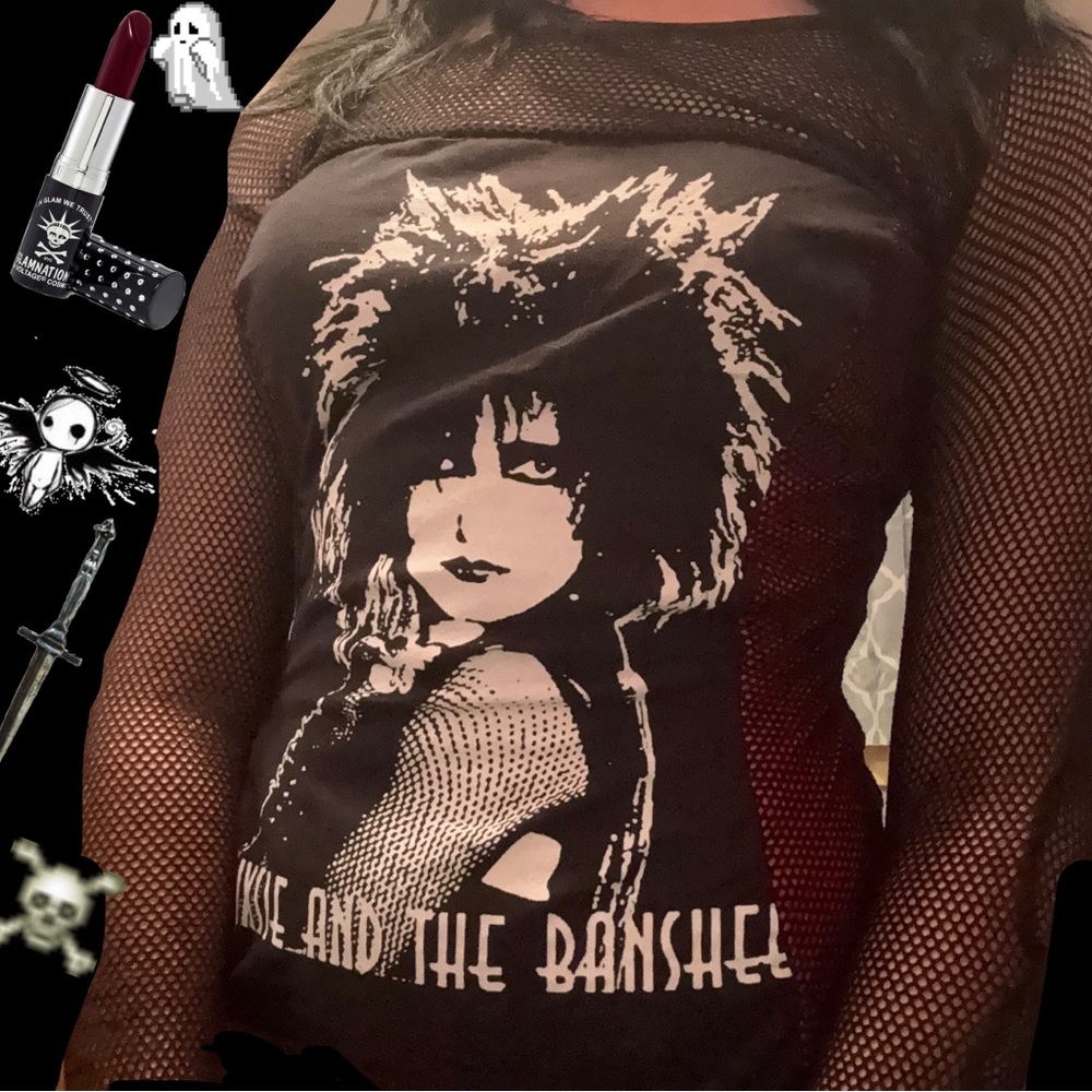 siouxsie and the banshees Etsy handmade shirt
